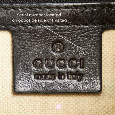 do gucci backpacks have serial numbers|authentic Gucci serial number.